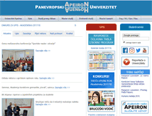 Tablet Screenshot of apeiron-uni.eu